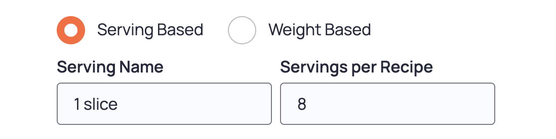 Set Cooked Recipe Weight – Cronometer