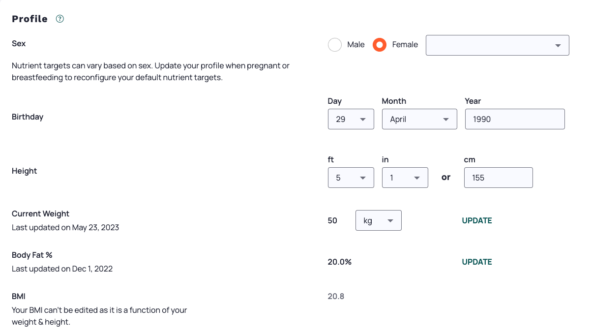 How to Calculate Your Body Fat Percentage – Cronometer