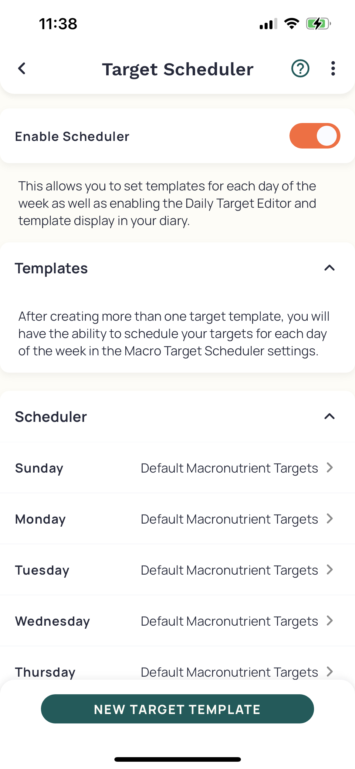 Mobile Target Scheduler Cronometer