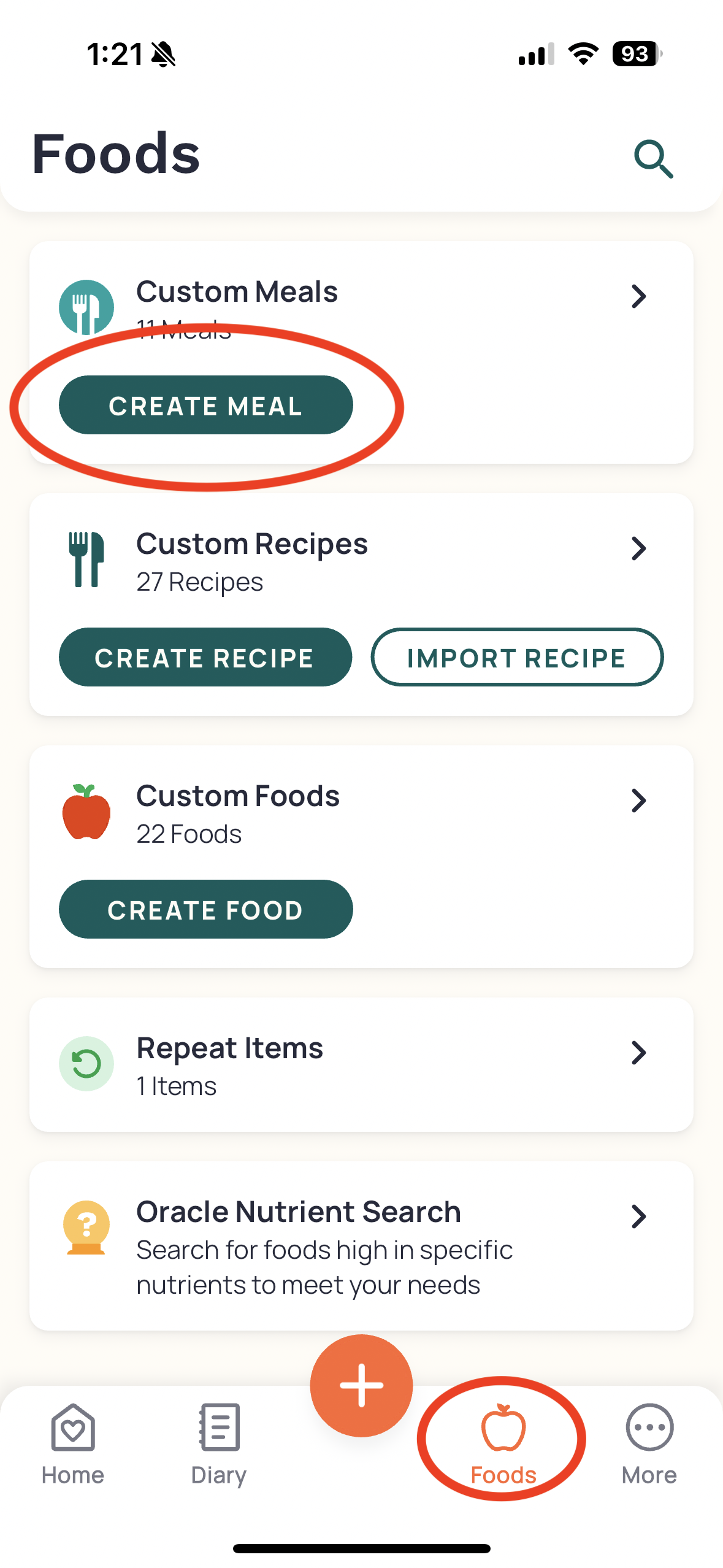 Set Cooked Recipe Weight – Cronometer